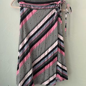 3/$30 PATAGONIA CONVERTIBLE STRIPED SKIRT HALTER DRESS S